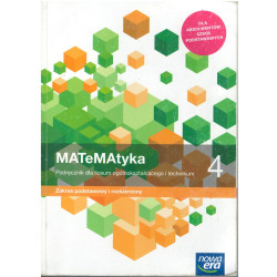 MATeMAtyka 4 » Nowa Era » Podręcznik » Zakres podstawowy i rozszerzony