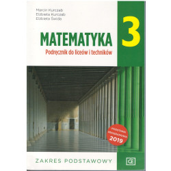 Matematyka 3 » OE Pazdro » Podręcznik » Zakres podstawowy