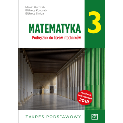 Matematyka 3 » OE Pazdro » Podręcznik » Zakres podstawowy