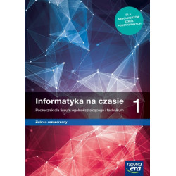 Informatyka na czasie 1 » Nowa Era » Podręcznik » Zakres rozszerzony